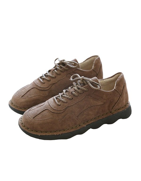 Retro Casual Ronde Kop Comfortabele Zachte Schoenen