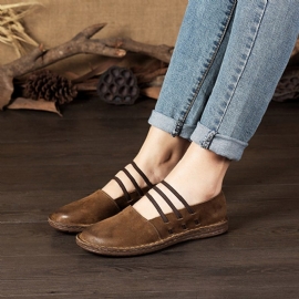 Retro Comfortabele Zachte Dames Platte Schoenen | Cadeau Schoenen