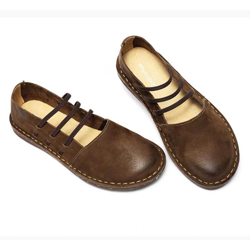 Retro Comfortabele Zachte Dames Platte Schoenen | Cadeau Schoenen