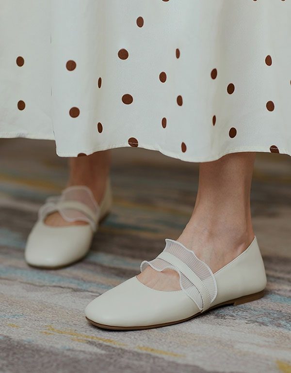 Vrouwen Lente Retro Platte Schoenen Leuk