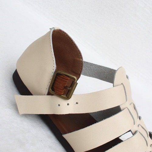 Vintage Platte Sandalen Met Smalle Neus | 35-41