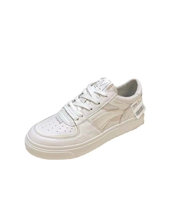 Casual Witte Leren Damessneakers