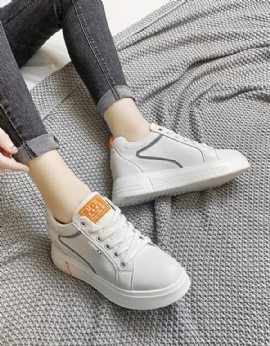 Casual Witte Leren Damessneakers