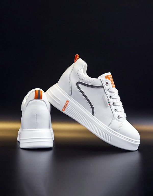 Casual Witte Leren Damessneakers