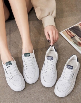 Casual Witte Leren Damessneakers