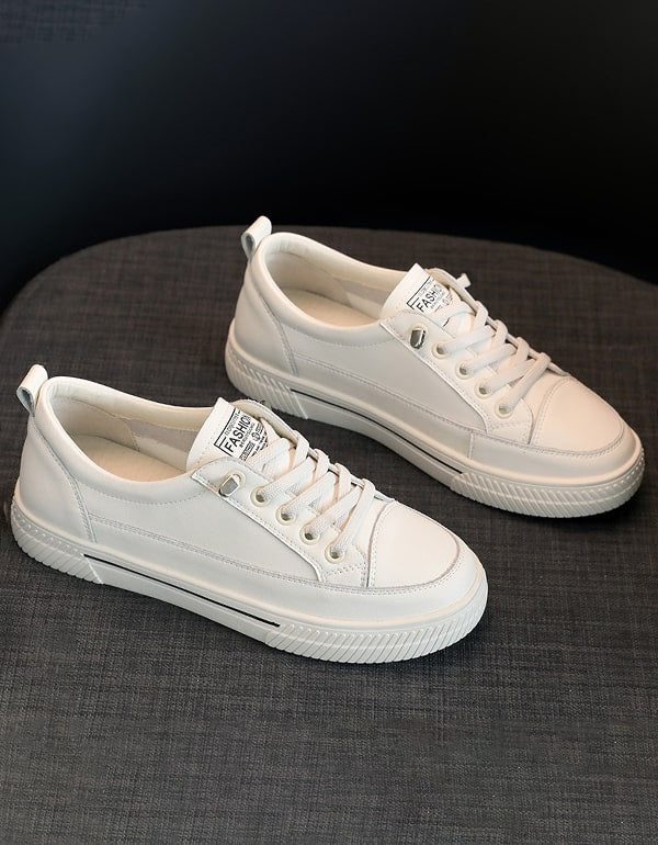 Dames Lente Casual Leren Sneakers