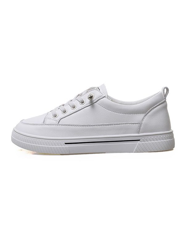 Dames Lente Casual Leren Sneakers