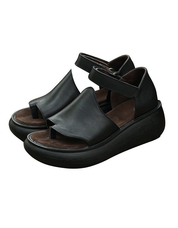 Dames Velcro Zomer Wedge Sandalen