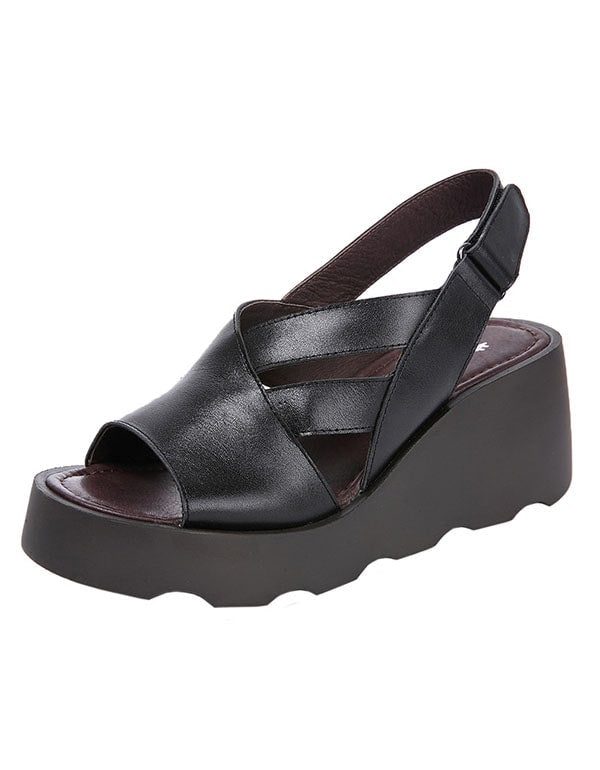 Damesmode Visteen Wedge Sandalen Slingback