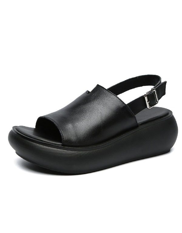 Open Teen Slingback Sleehak Sandalen Voor Dames