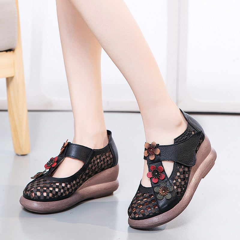 Zomer Bloem Hollow Dames Sandalen