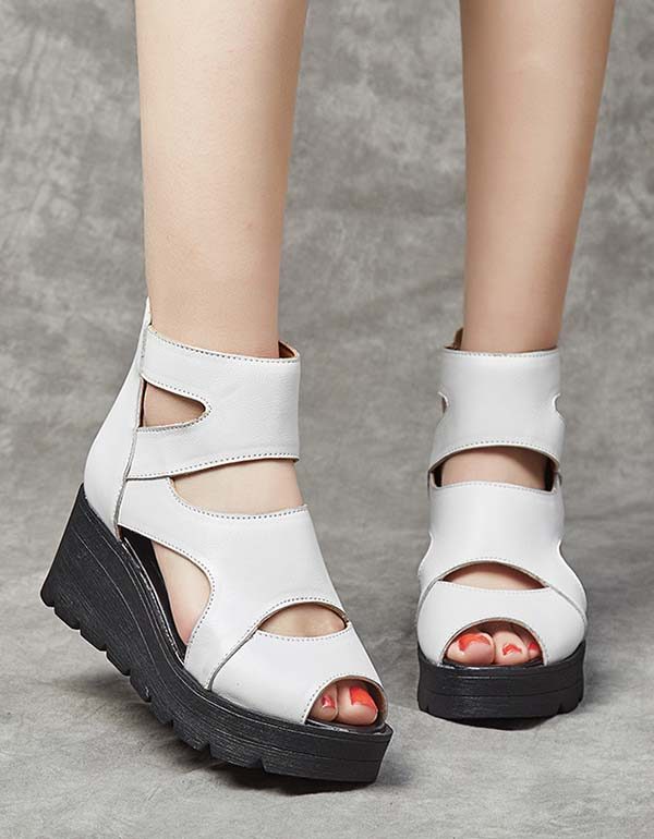 Zomer Open-teen Enkel Wedges Sandalen