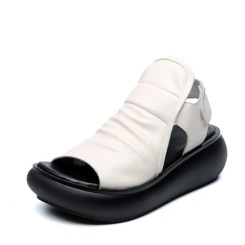 Zomer Soft Wedge Fish Toe Sandalen