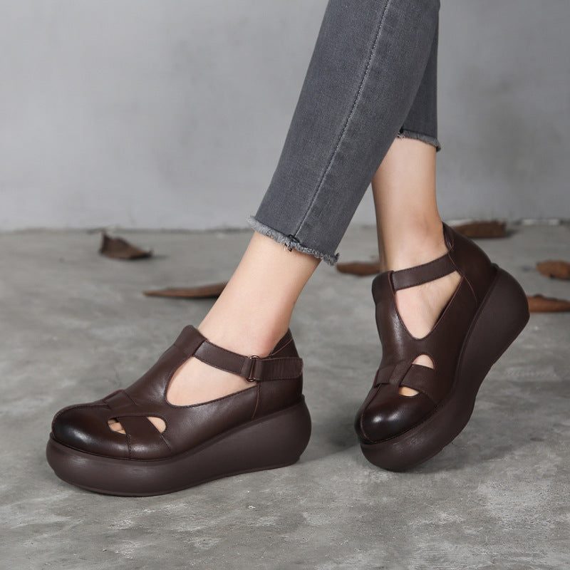 Zomer Wedge Dames Retro Sandalen