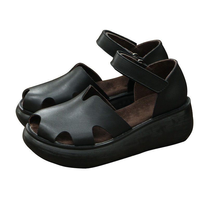 Zomer Wedge Retro Damessandalen | Cadeau Schoenen