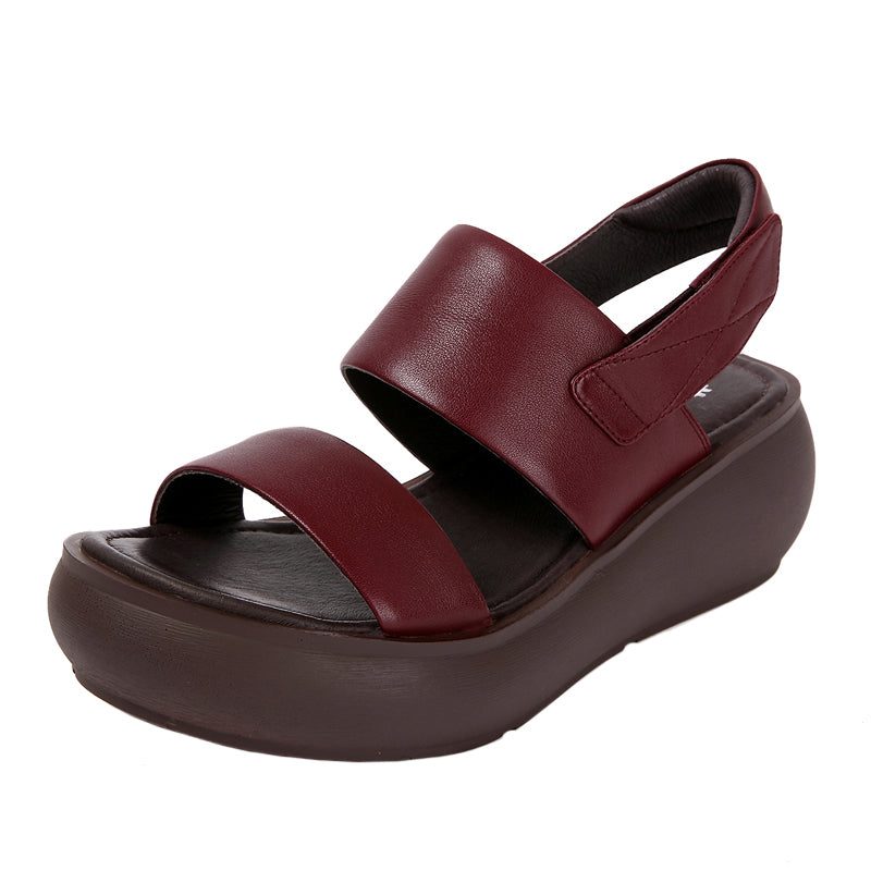 Zomerse Slingback Retro Wedge Sandalen