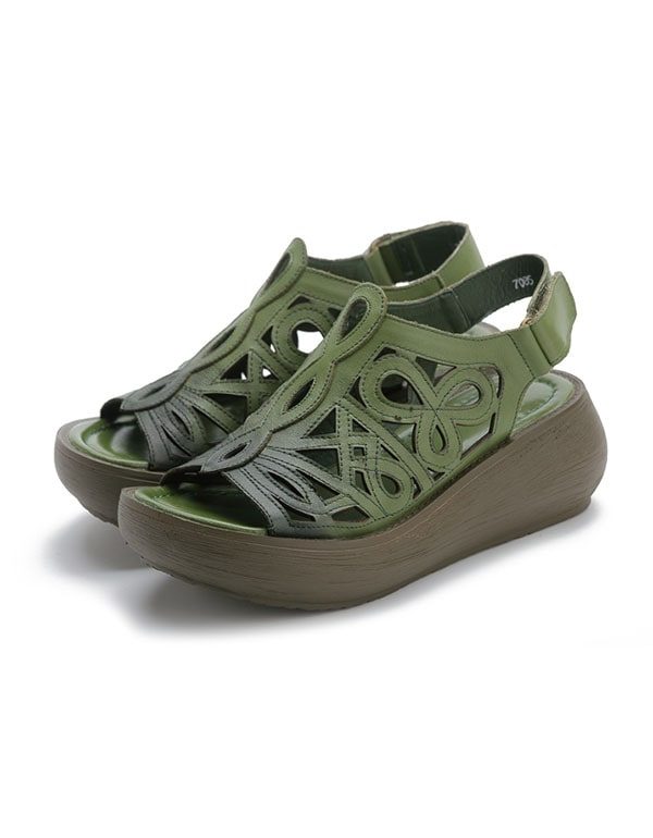 Zomerse Slingback Wedge Sandalen Voor Dames