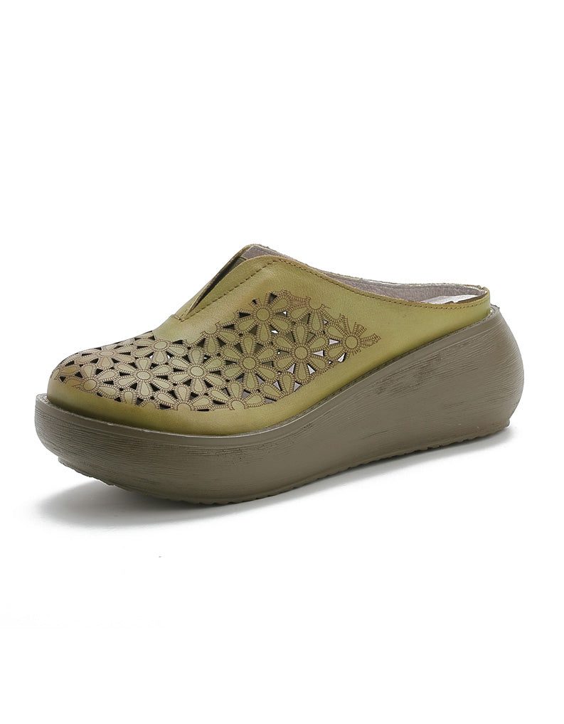 Zomer Platform Hollow Vocation Slippers