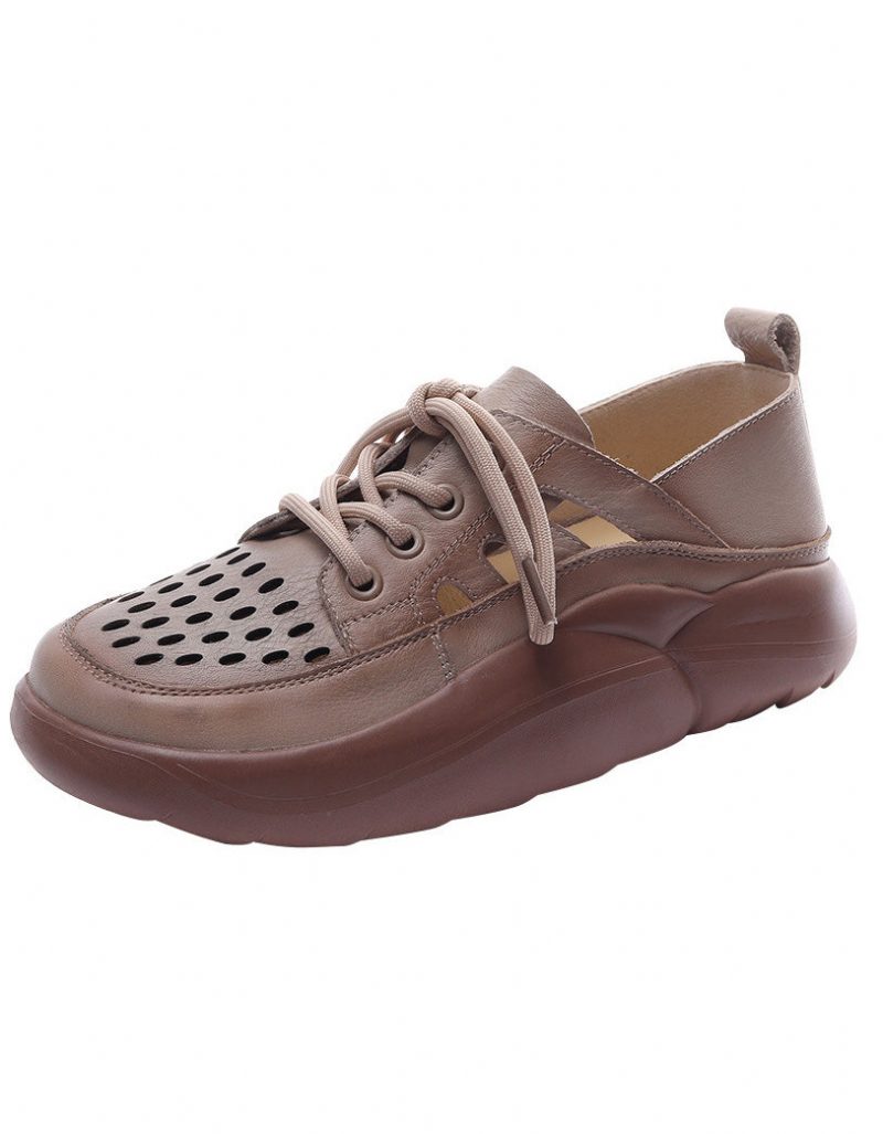 Comfortabele Holle Retro Wandelschoenen