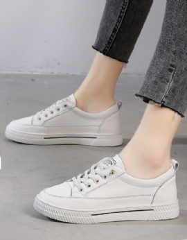 Dames Lente Casual Leren Sneakers