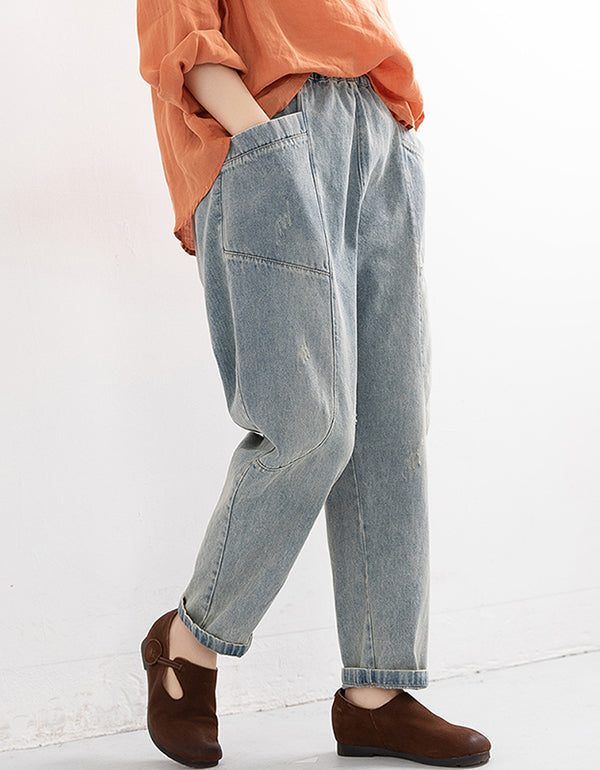 Denim Broeken Dames Lente Denim Broek