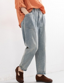 Denim Broeken Dames Lente Denim Broek