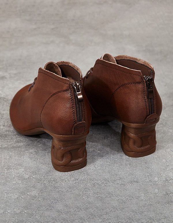 Lente Antislip Chunky Heal Boots