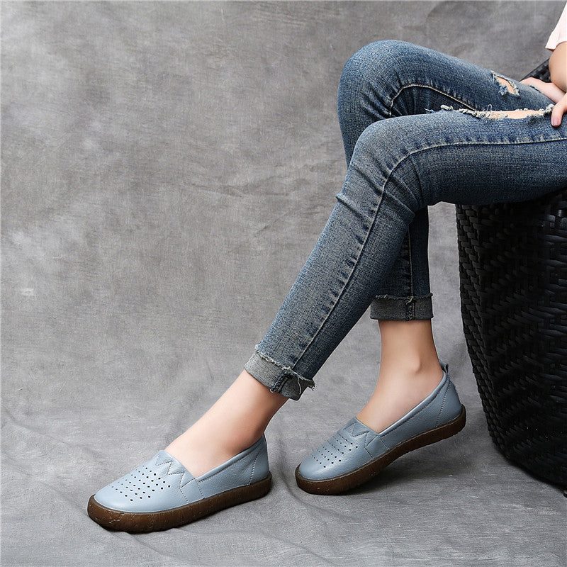 Lente Dames Casual Grote Maat Platte Schoenen | 35-41