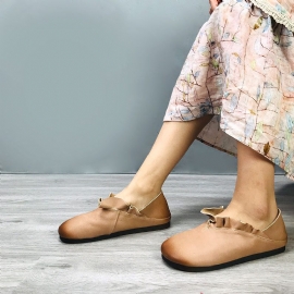 Lente Vintage Comfortabele Dames Platte Schoenen