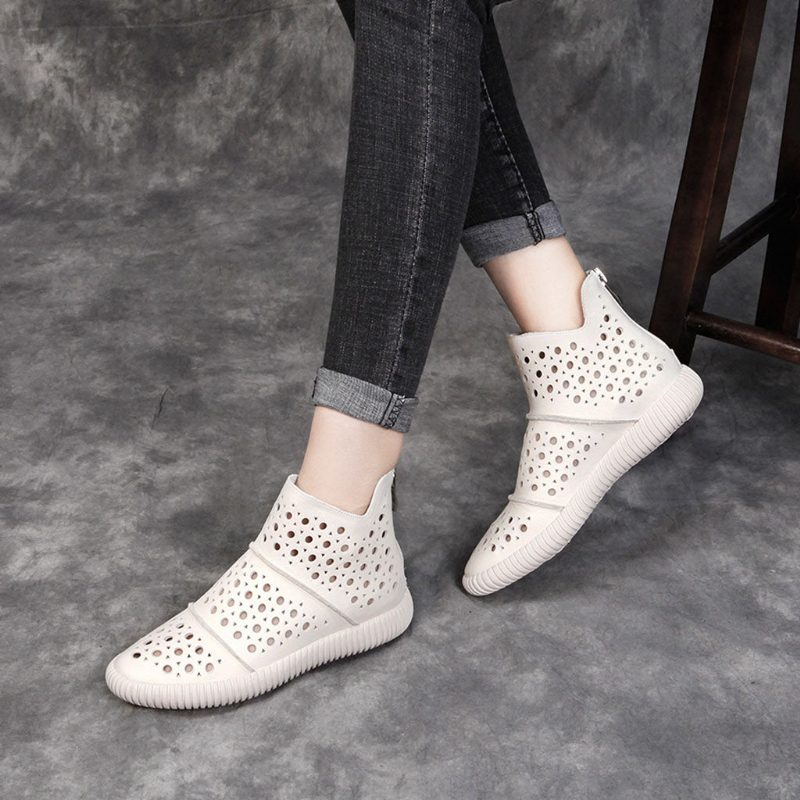 Lente Zomer Hollow Retro Laarzen | Gif Schoenen