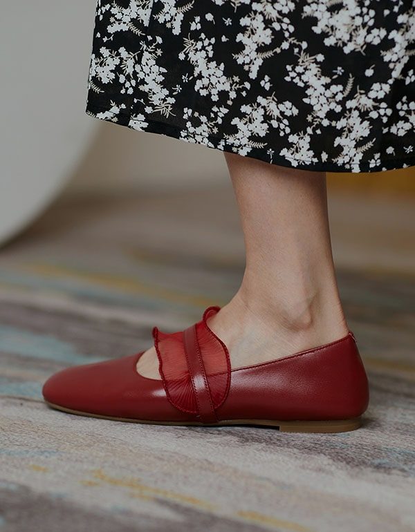 Vrouwen Lente Retro Platte Schoenen Leuk