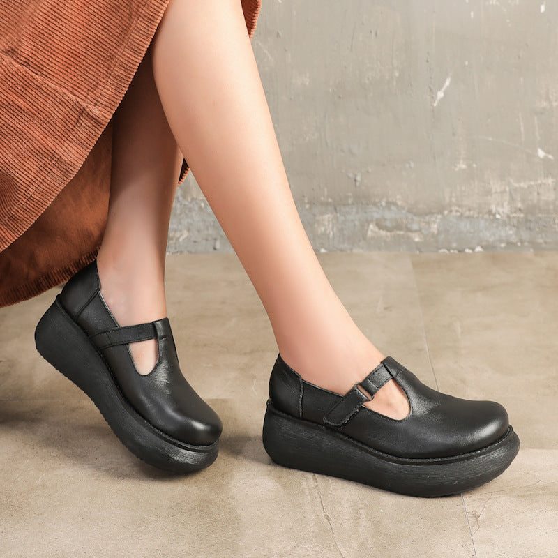 Waterdichte Lente Retro Wedge Schoenen | Cadeau Schoenen