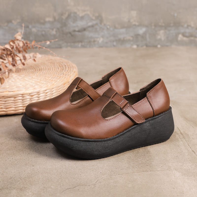 Waterdichte Lente Retro Wedge Schoenen | Cadeau Schoenen