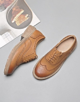 Brock Britse Stijl Oxford Schoenen Voor Dames