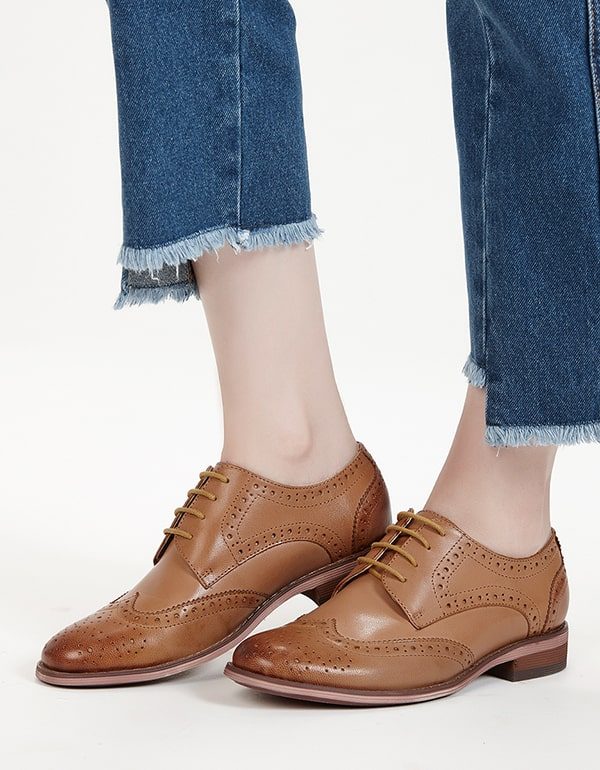 Klassieke Britse Stijl Brock Oxford Schoenen