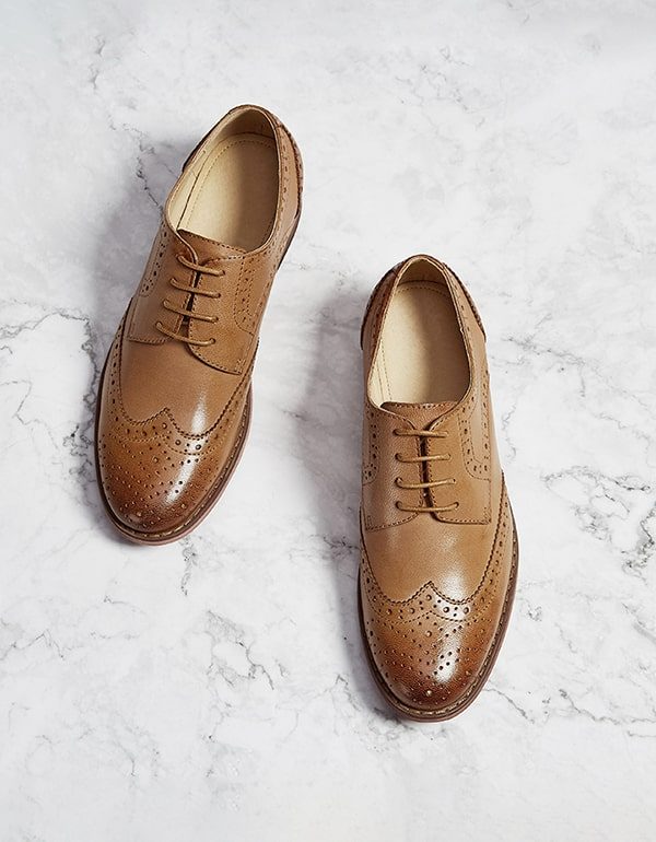 Klassieke Britse Stijl Brock Oxford Schoenen