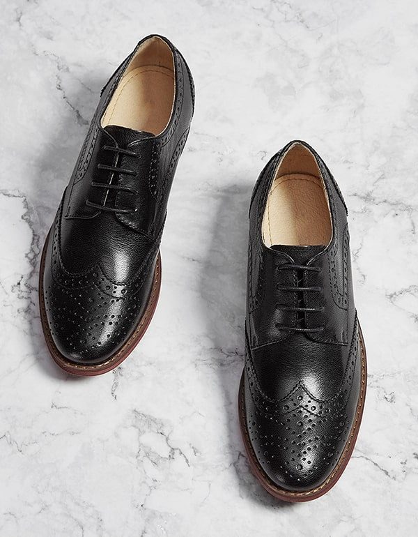 Klassieke Britse Stijl Brock Oxford Schoenen