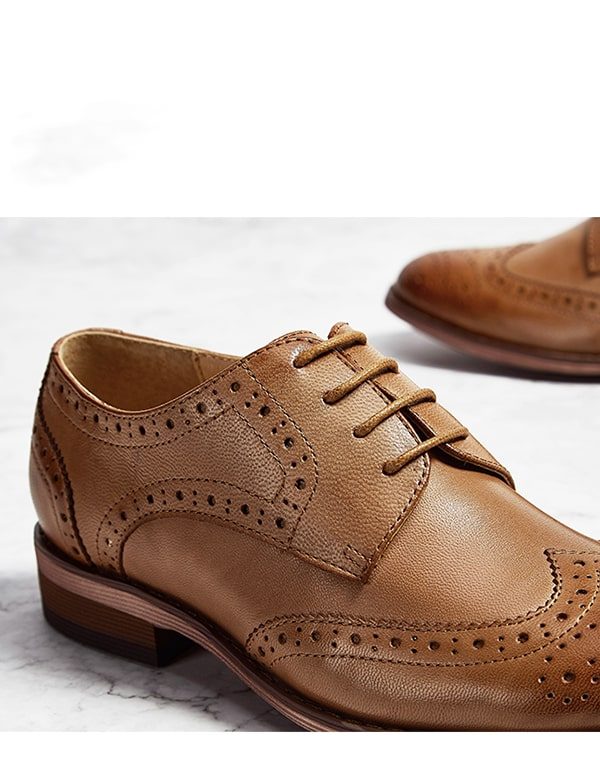 Klassieke Britse Stijl Brock Oxford Schoenen