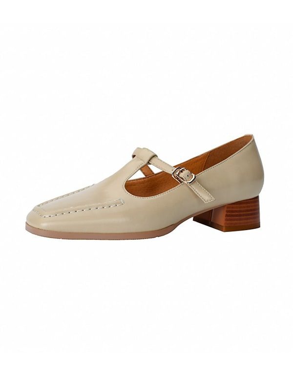 Vintage T-band Mary Jane-schoenen Voor Dames